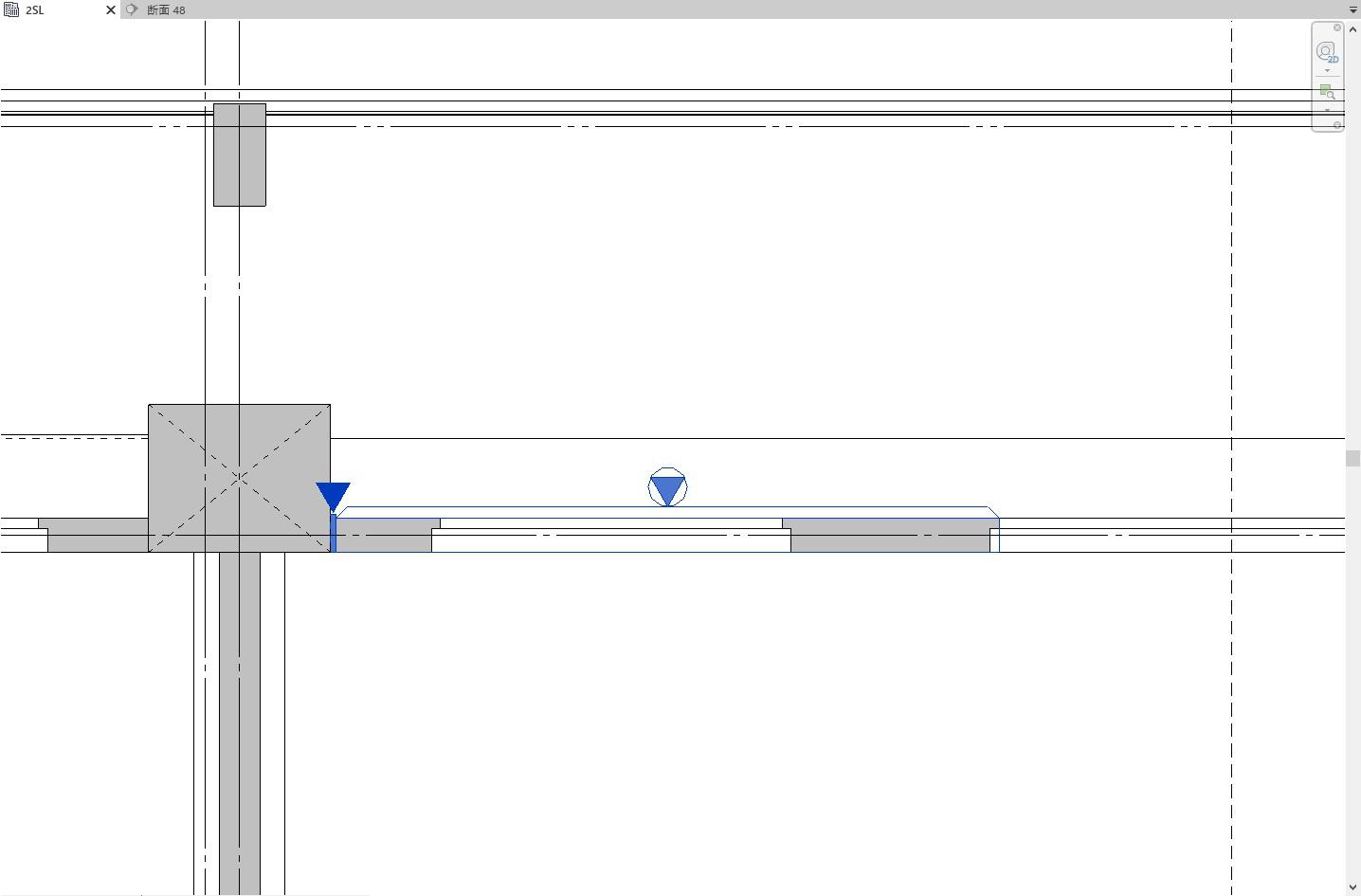 構造スリット記号の立面図表記について To Bim